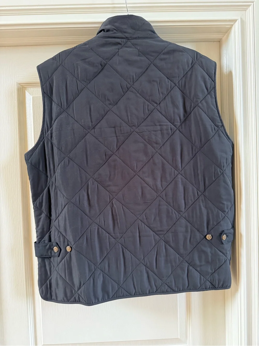 J.Crew Mercantile Men's Quilted Full Zip Vest XL Black